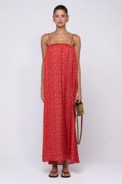 Faye Dress In Cayenne