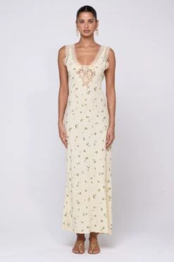 Aimee Dress In Beurre