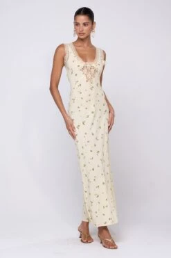 Aimee Dress In Beurre -Resa aimee dress in beurre 956302