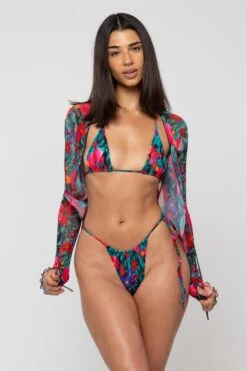 Resa -Resa aliyah mesh top in resort 704711