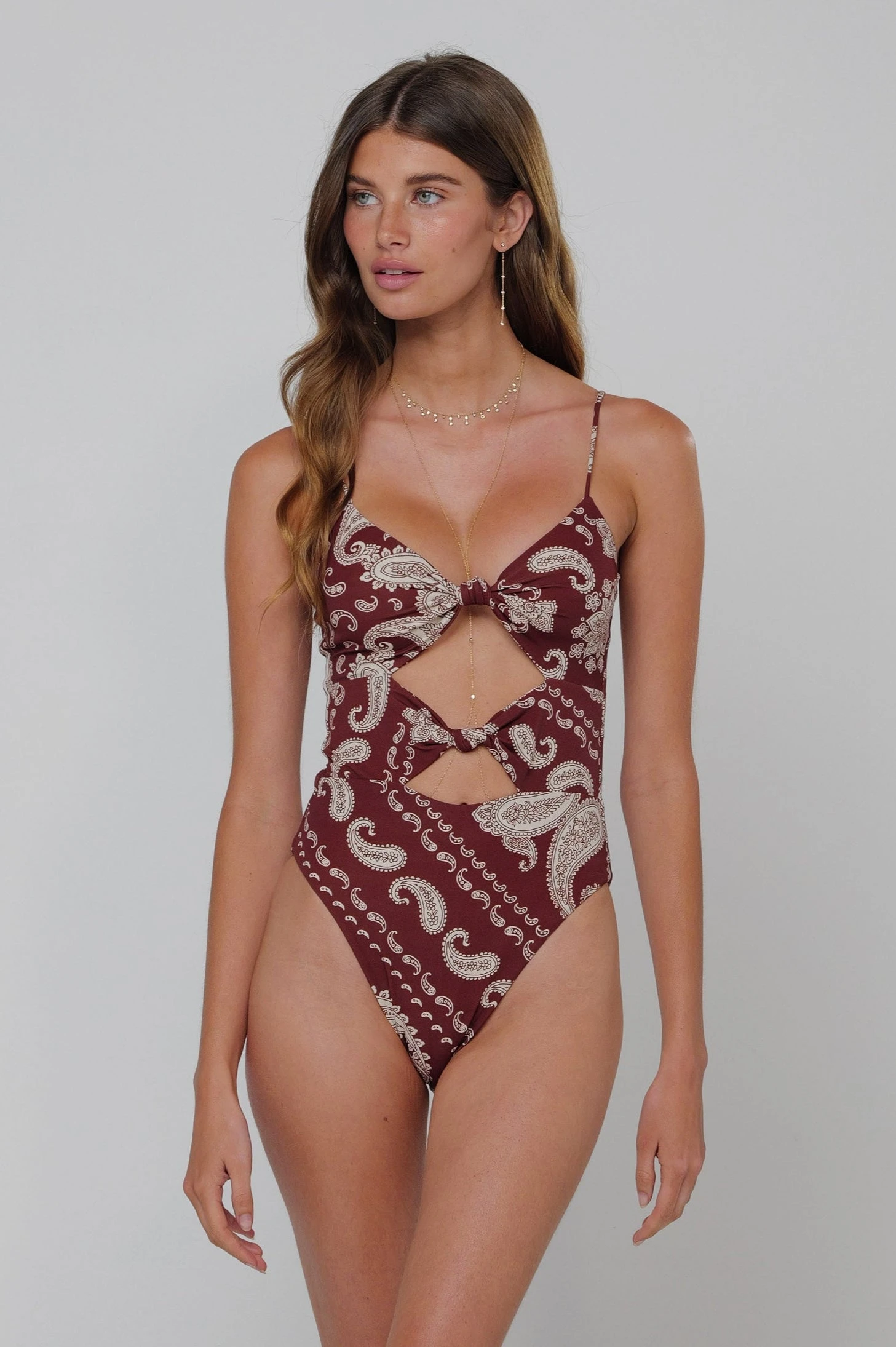 Ally One Piece Swimsuit In Bronco 3 Ally One Piece Swimsuit In Bronco