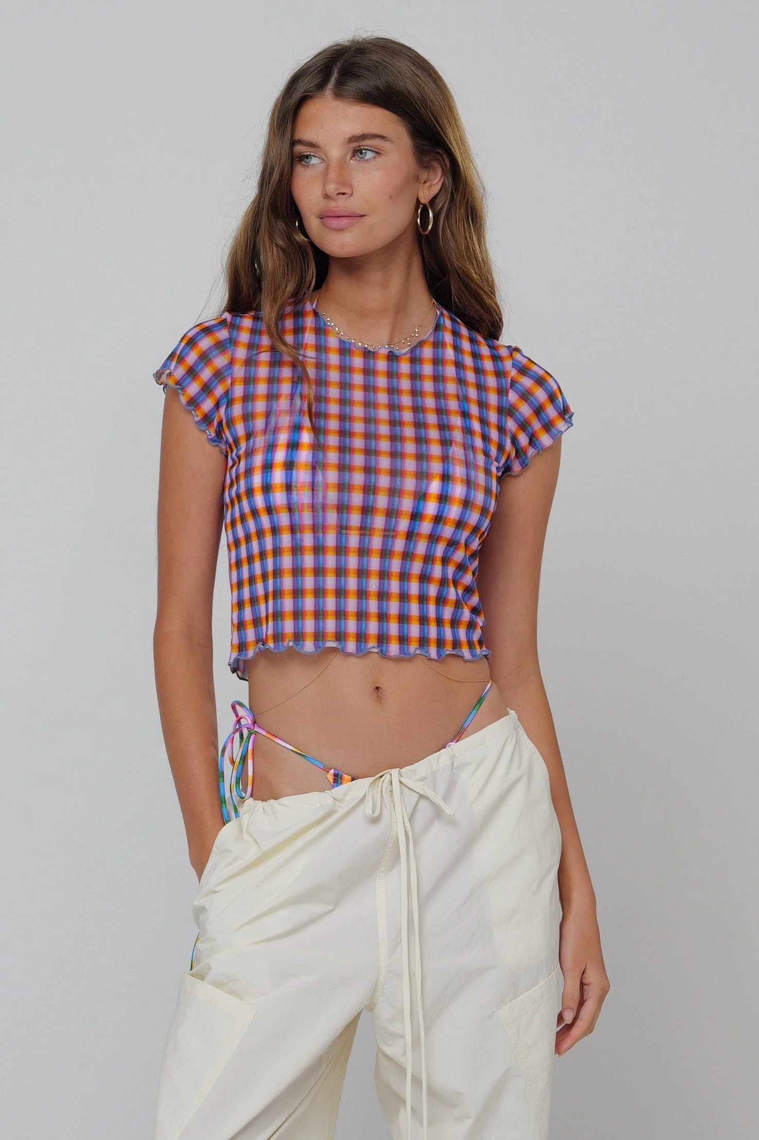 Baby Tee In Kaleidescope 4 Baby Tee In Kaleidescope - Image 2