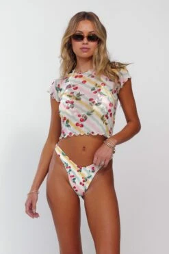 Baby Tee In Milkshake