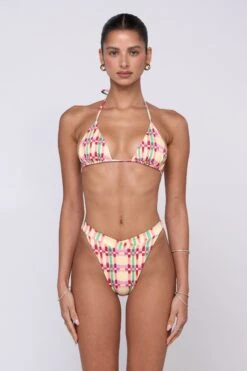 Betsy Bikini Bottom In Plaid
