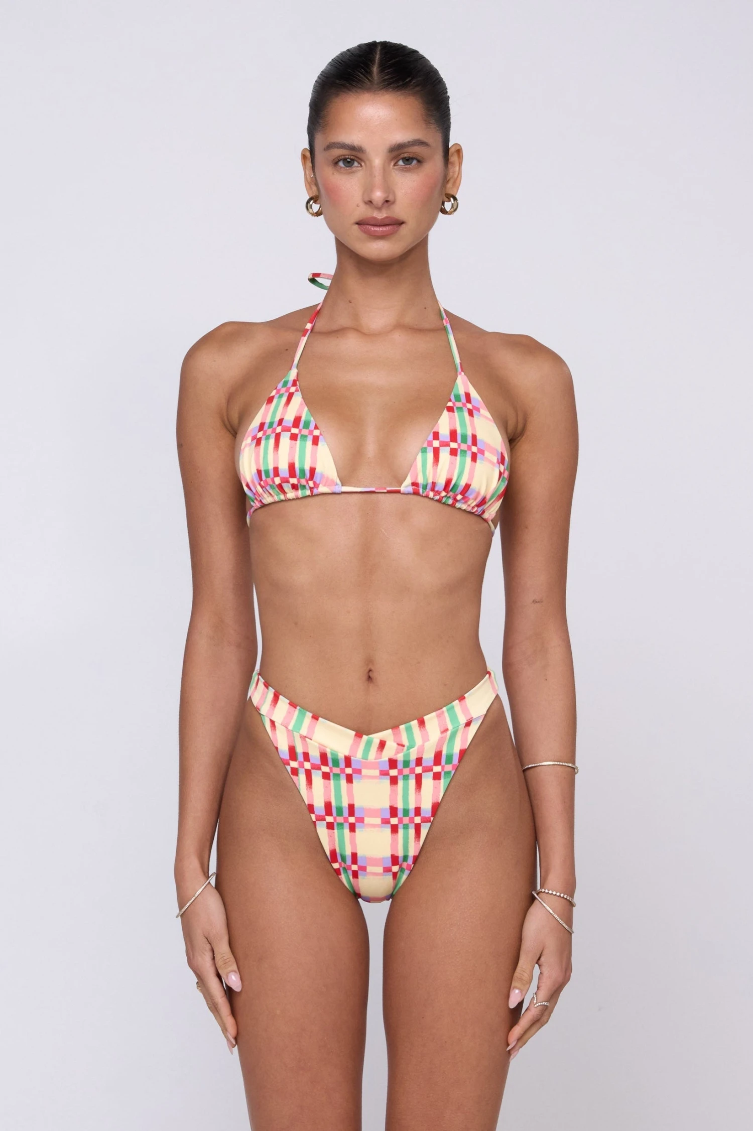 Betsy Bikini Bottom In Plaid 3 Betsy Bikini Bottom In Plaid