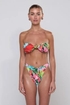 Spencer Bikini Top In Tropicana -Resa betsy bikini bottom in tropicana 749342