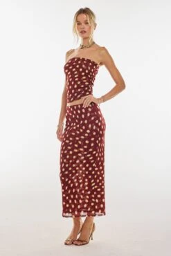 Bonnie Mesh Top In Spice -Resa bonnie mesh top in spice 311986