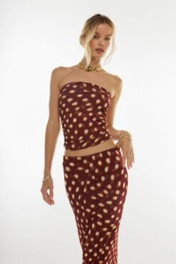 Bonnie Mesh Top In Spice -Resa bonnie mesh top in spice 547450