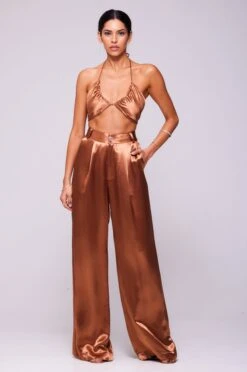 Bowie Top In Copper -Resa bowie top in copper 193383