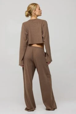 Boyfriend Crop Rib In Chai -Resa boyfriend crop rib in chai 371152