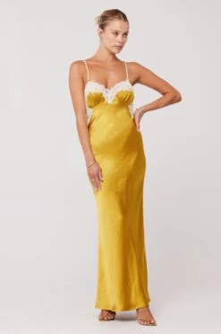 Celine Dress In Gold -Resa celine dress in gold 586435