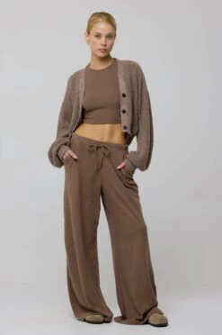 Chase Rib Pant In Chai -Resa chase rib pant in chai 768870