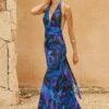 Chelsea Maxi Dress In Lagoon -Resa chelsea maxi dress in lagoon 781384
