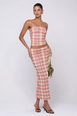 Clyde Mesh Skirt In Plaid 12 Clyde Mesh Skirt In Plaid -Resa clyde mesh skirt in plaid 8767765