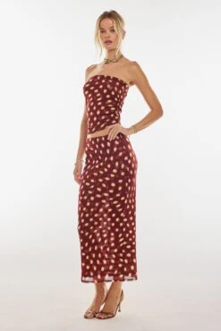 Clyde Mesh Skirt In Spice 10 Clyde Mesh Skirt In Spice -Resa clyde mesh skirt in spice 871003