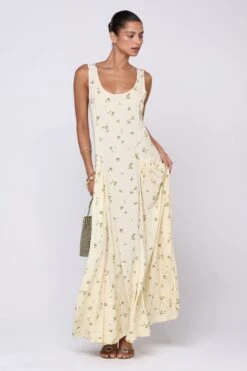 Colette Dress In Beurre -Resa colette dress in beurre 502931