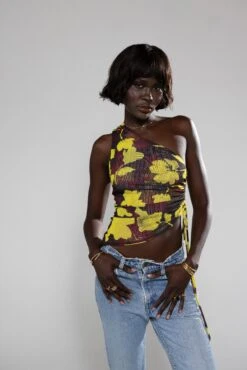 Crystal Top In Sangria