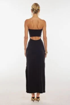 Demi Dress In Black Knit -Resa demi dress in black knit 964397