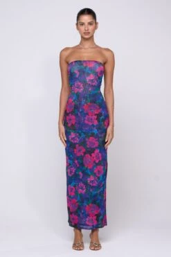 Demi Mesh Dress In Lanai -Resa demi mesh dress in lanai 583080