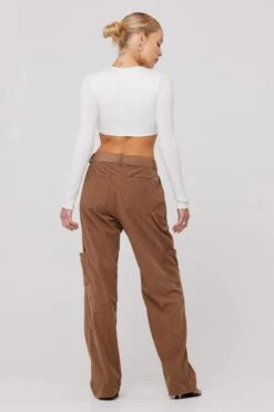 Elsa Cargo Pant In Espresso -Resa elsa cargo pant in espresso 251906