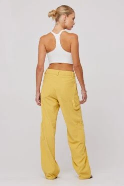 Elsa Cargo Pant In Mustard -Resa elsa cargo pant in mustard 616333