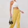 Elsa Cargo Pant In Mustard