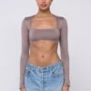 Emily Knit Top Taupe -Resa emily knit top taupe archive 676354