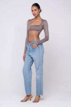 Emily Knit Top Taupe -Resa emily knit top taupe archive 790482