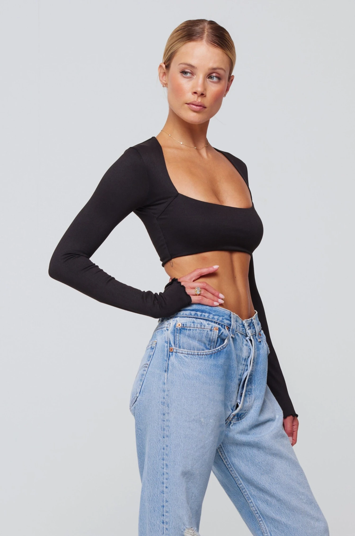 Emily Top In Black 4 Emily Top In Black - Image 2