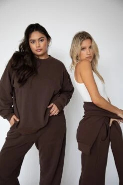 Gunner Sweatshirt In Tobacco -Resa gunner sweatshirt in tobacco 361983