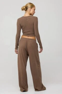 Henley Rib In Chai -Resa henley rib in chai 385511