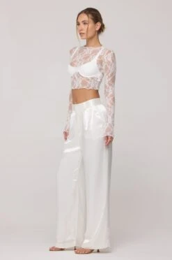 Ida Lace Top In White -Resa ida lace top in white 259397