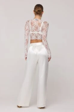 Ida Lace Top In White -Resa ida lace top in white 601411