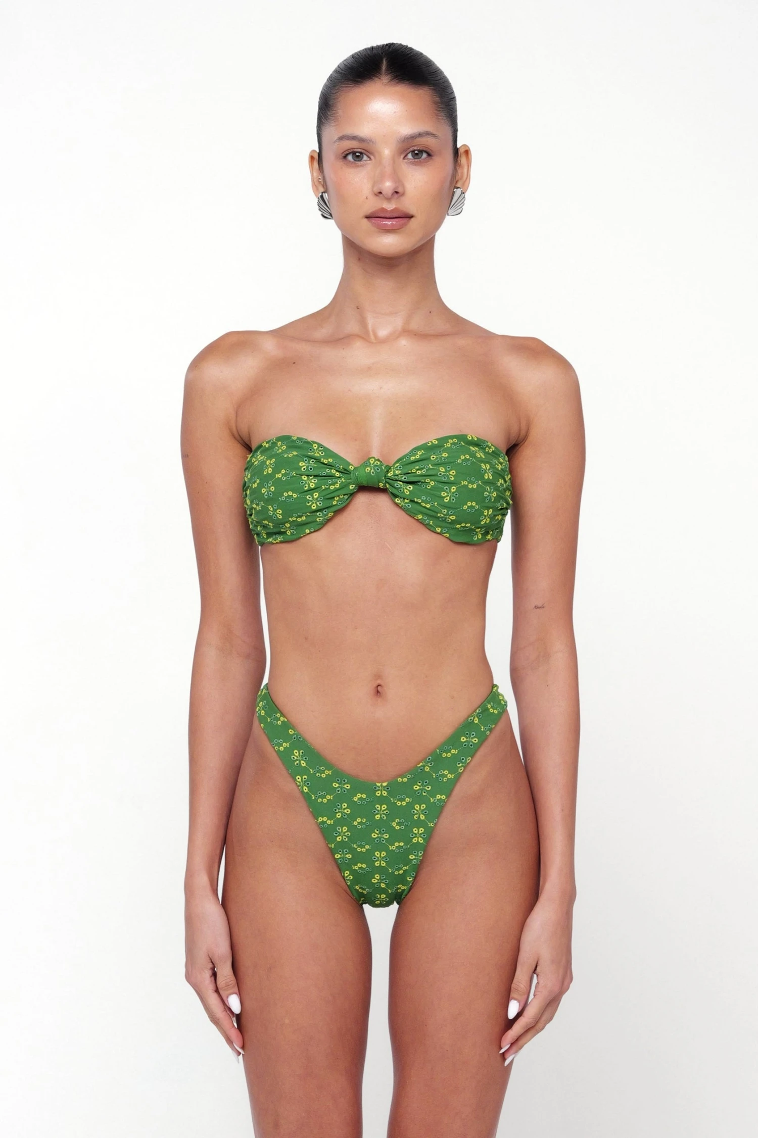 Spencer Bikini Top In Clover 4 Spencer Bikini Top In Clover - Image 2