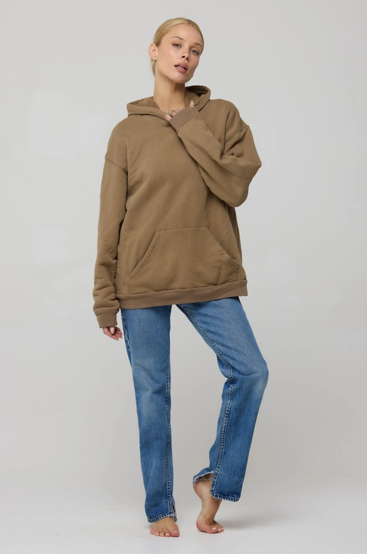 Leo Hoodie In Moss 4 Leo Hoodie In Moss - Image 2