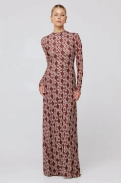 Lyon Dress In Coco -Resa lyon dress in coco 320336