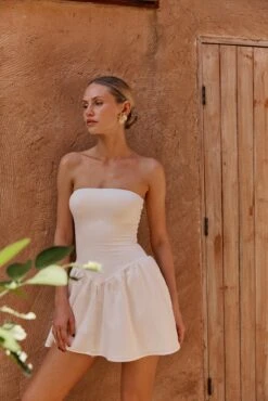 Makie Dress White Linen 7 Makie Dress White Linen -Resa makie dress white linen 563798