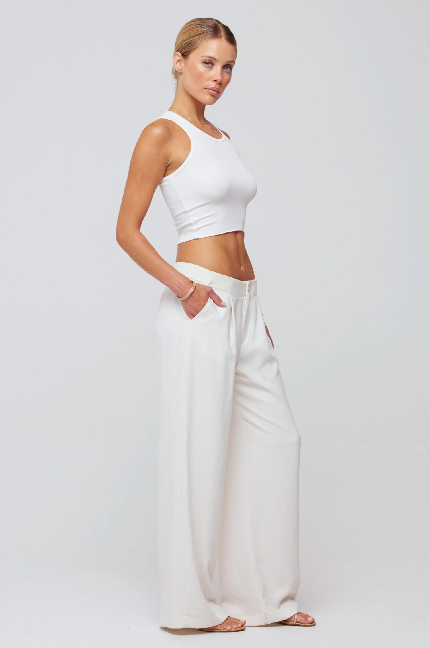 Malcolm Trousers In Cream 3 Malcolm Trousers In Cream