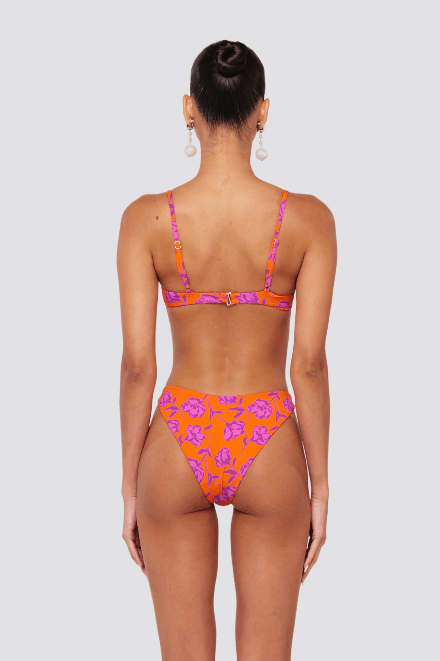 Matty Bikini Top In Mandarin 4 Matty Bikini Top In Mandarin - Image 2
