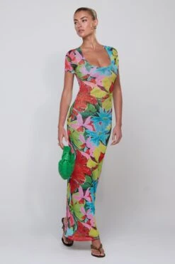 Nari Dress In Tropicana -Resa nari dress in tropicana 331137