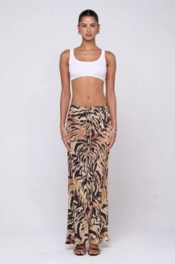 Ziggy Skirt In Zara 13 Ziggy Skirt In Zara -Resa og crop tank in ivory 3290710