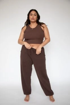OG Tank In Brown -Resa og tank in brown 135228
