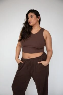 OG Tank In Brown -Resa og tank in brown 149962