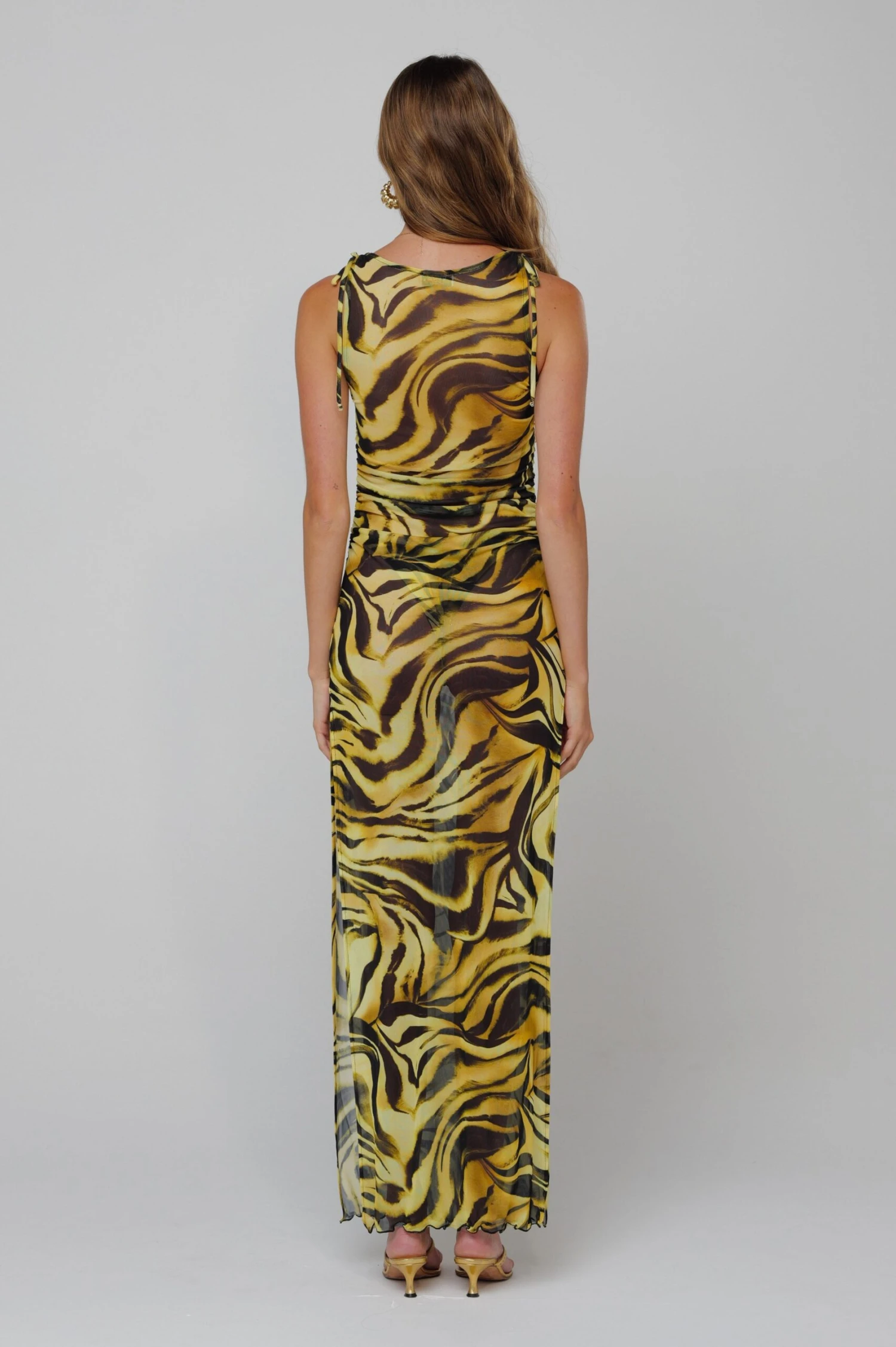 Paige Dress In Lioness 6 Paige Dress In Lioness - Image 4