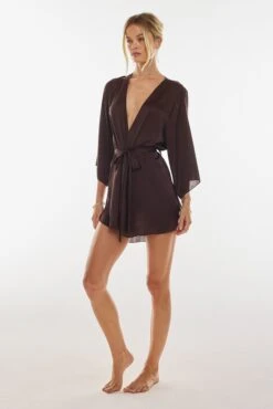 Pamela Robe In Chocolate -Resa pamela robe in chocolate 107068