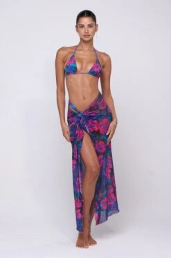Kyle Bikini Top In Lanai -Resa perfect scarf top and sarong in lanai 361276