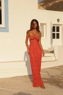 Phoebe Dress In Cayenne -Resa phoebe dress in cayenne 764623