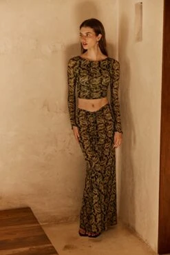 Ziggy Mesh Skirt In Sorrento -Resa remi top in sorrento 571259