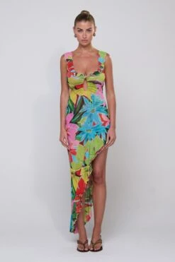 Rhonda Dress In Tropicana -Resa rhonda dress in tropicana 504077