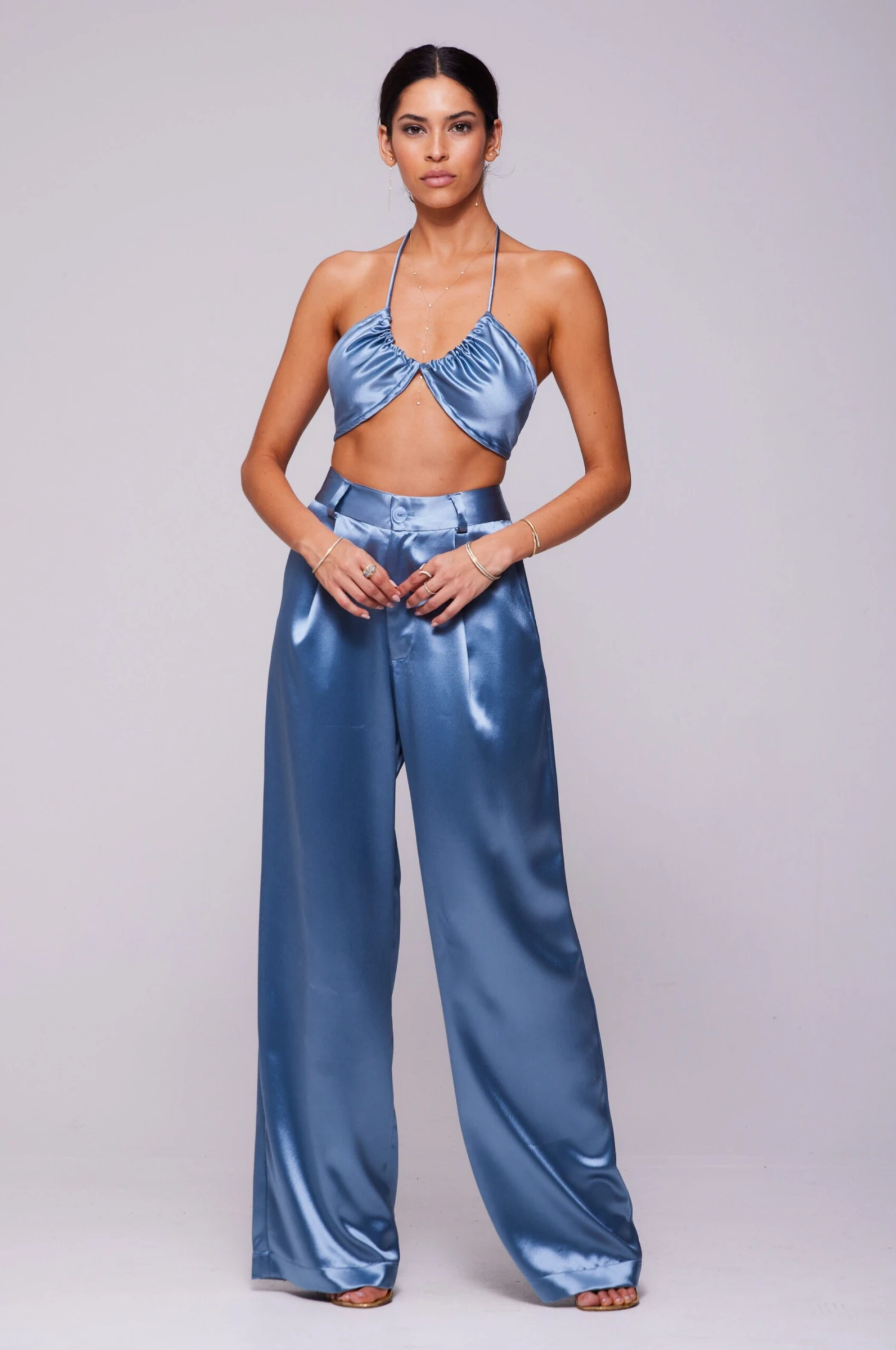 Sasha Trouser In Slate 5 Sasha Trouser In Slate - Image 3